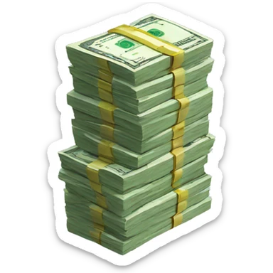 money stack sticker