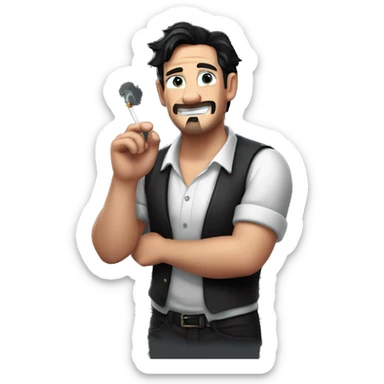 Mark "Markiplier" Fischbach holding a cigarette (Just the hand) sticker