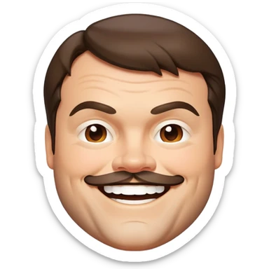 Jack Black's head sticker