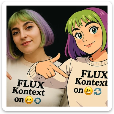 replace replicate to emojis and make the background black  sticker