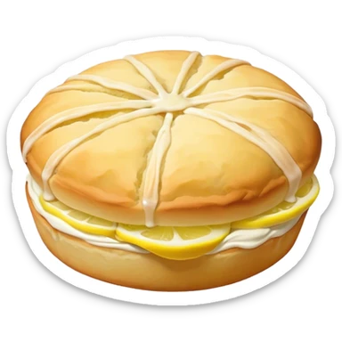 Lemon scone sticker