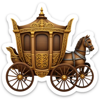 medieval carriages sticker