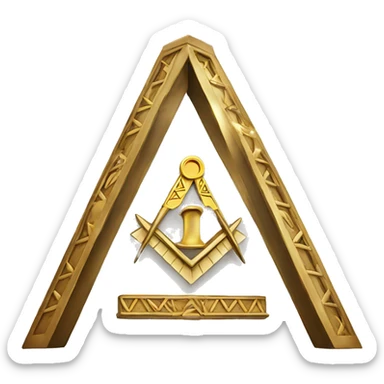 masonic symbols sticker
