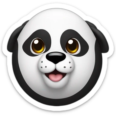 ELİNDE GÜL OLAN PANDA sticker