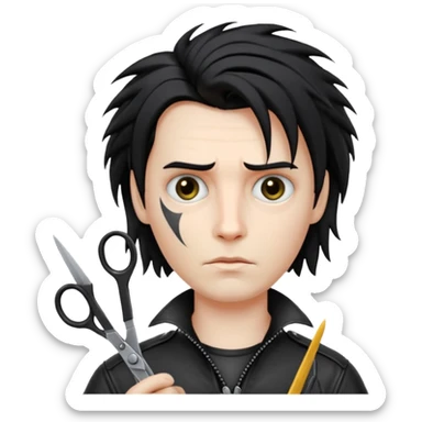 edward scissorhands emoji sticker