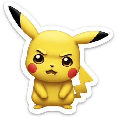 Two sad-pikachu sticker