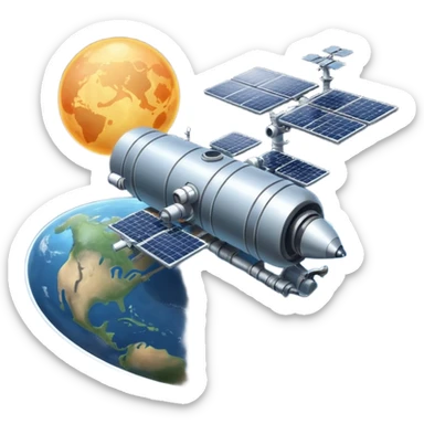 space station sticker