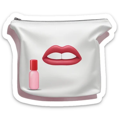 Glossier make-up bag sticker