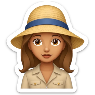 Gabby on a cruise ship sticker