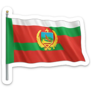 Transnistria flag sticker