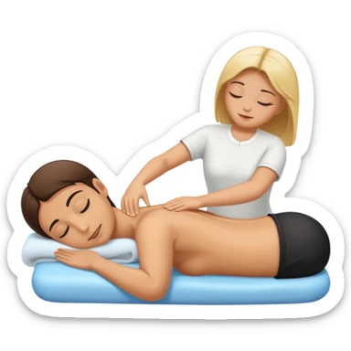 Back massage sticker