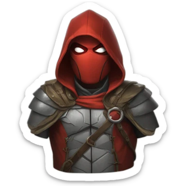 sacy pererê folklore red hood sticker