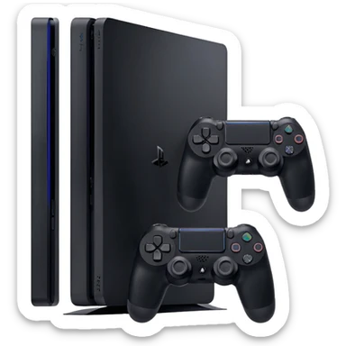 ps4 slim console only sticker