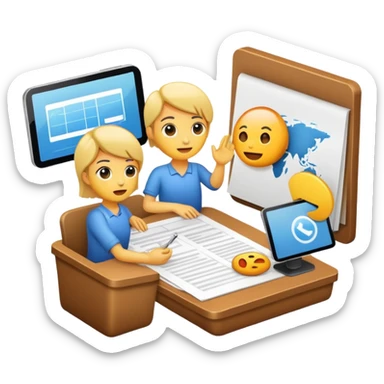 project briefing sticker