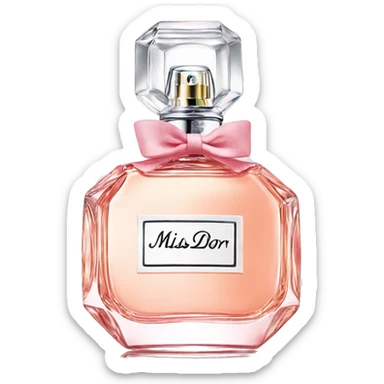 Miss dior perfume sticker