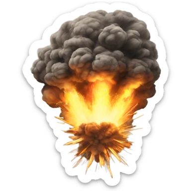 explosion sticker