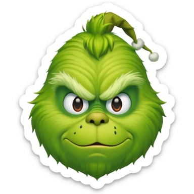 grinch sticker