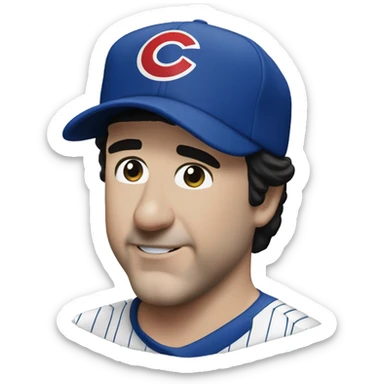 John Cusack Baseball Chicago Cubs sticker