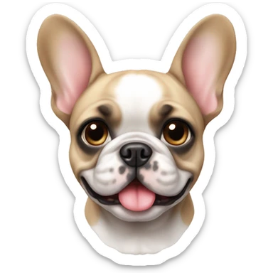 Cute French bulldog sticker