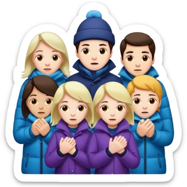 people who feel cold











 sticker