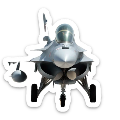 F16 aircraft  sticker