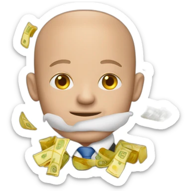 scholz with euros sticker