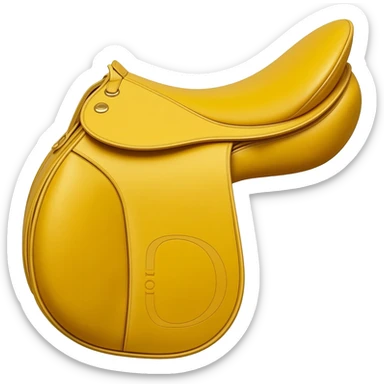 yellow dior print saddle bag sticker