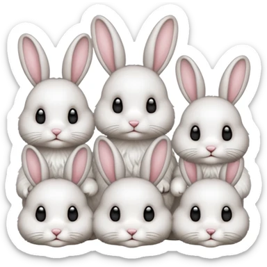 Rabbits sticker