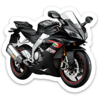 Black aprilia RS660 sticker