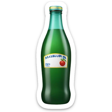 malibu bottle sticker