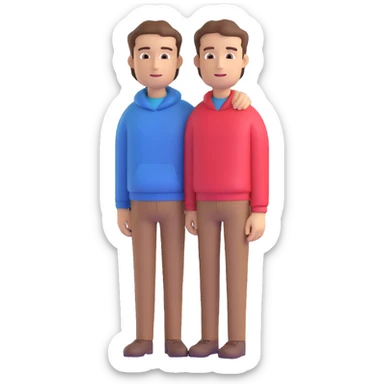 professional brown-haired man without beard sticker