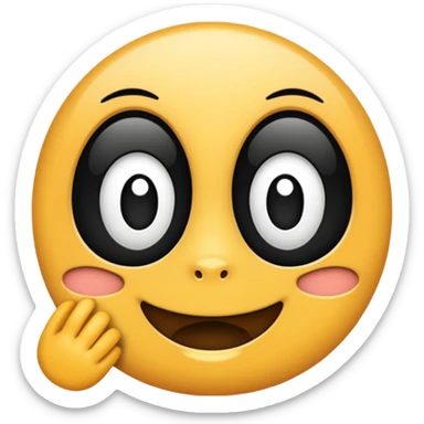 "yes and" written out sticker