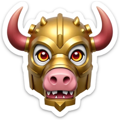 Minecraft Piglin sticker