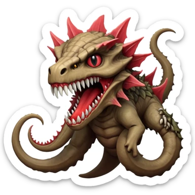 Demogorgon big sticker