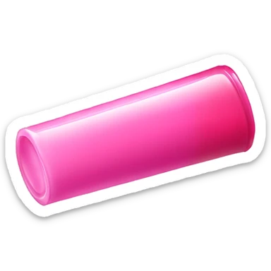 Pink tube of lipgloss  sticker