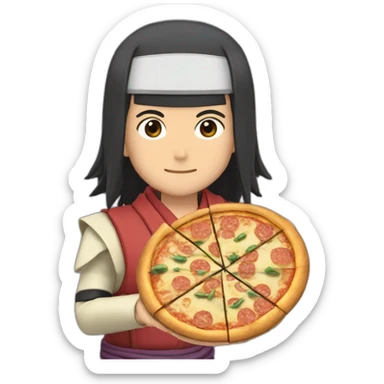 Hashirama Senju with pizza sticker