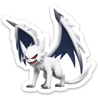 Cool Edgy Absol-Nargacuga-Zangoose-Sneasel, full body sticker