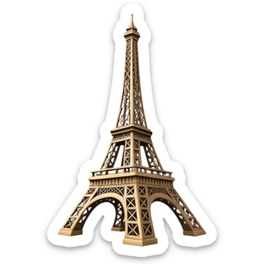 eiffel tower sticker
