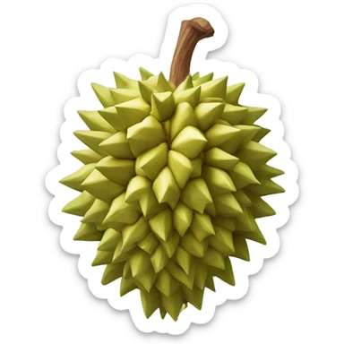 Durian fruit sticker