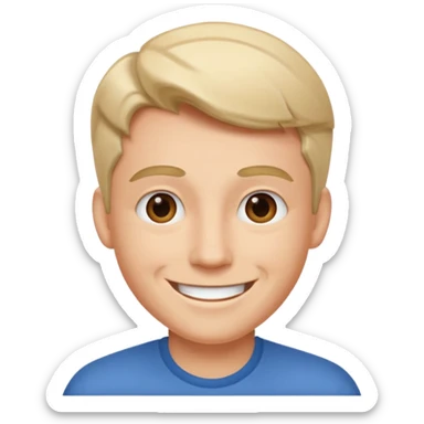 Barbie doll Ken Head sticker