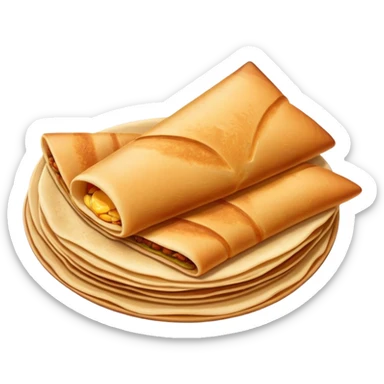 crispy dosa South Indian pancake sticker