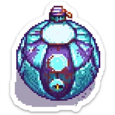 A witch's ball sticker