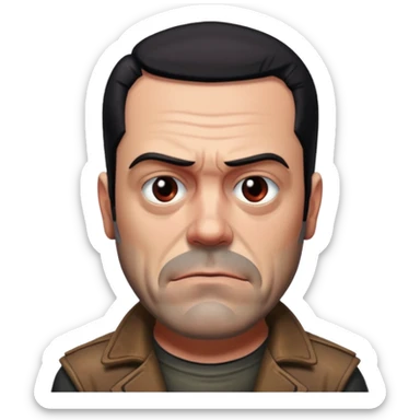 Negan the walking dead sticker