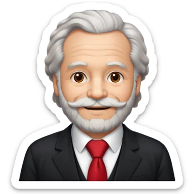 cute karl marx sticker