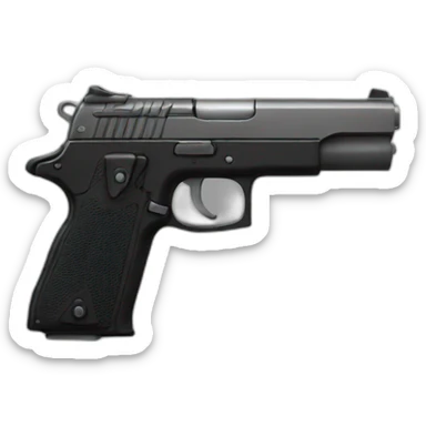 Gun sticker