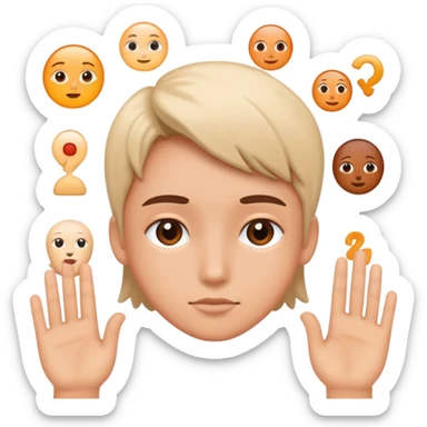 newcomer, beginner, novice with learning symbols sticker