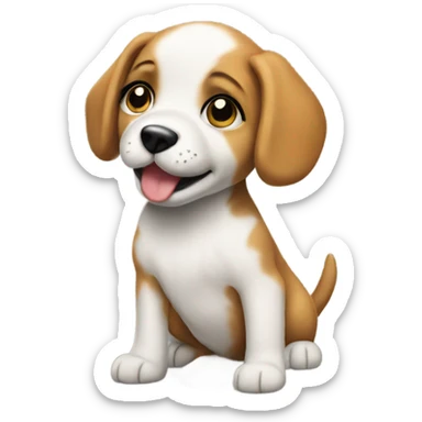 Broadway puppy sticker