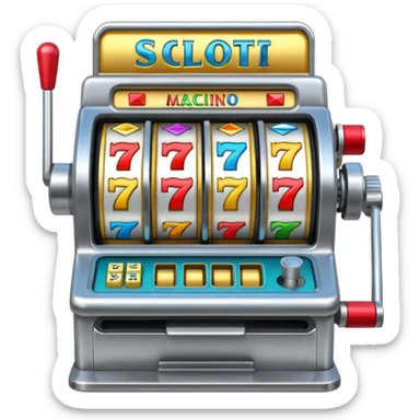 slot machine sticker