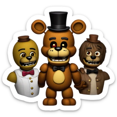 Five Nights at Freddy’s sticker