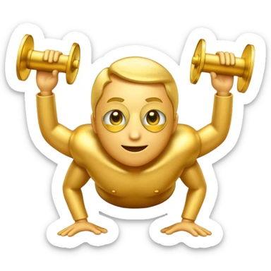 The roblox/discord version of the 🤑 emoji doing 67 sticker